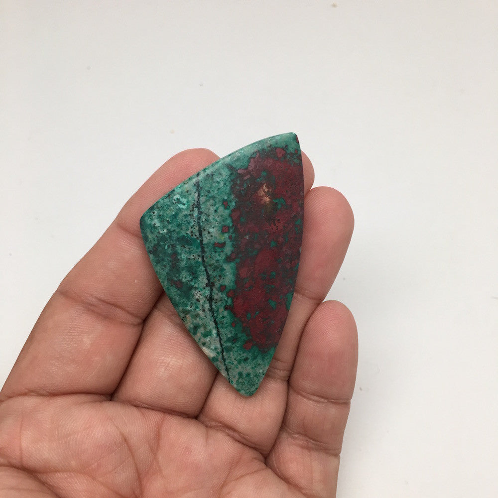 96.5 cts Natural Sonora Sunset Chrysocolla Cuprite Cabochon from Mexico, SO26