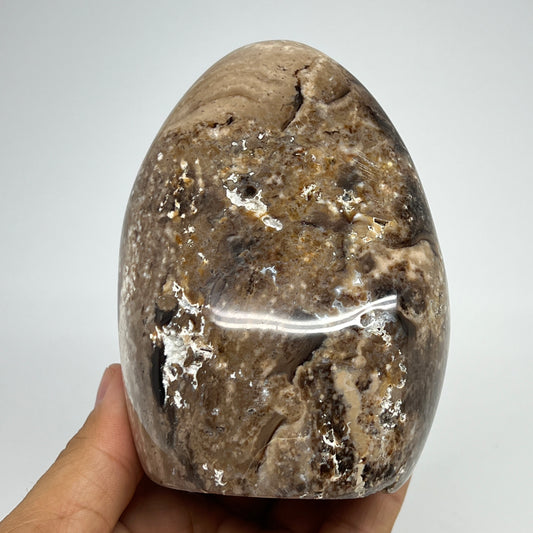 635g,4.2"x3.1"x2.6" Black Opal Freeform Polished Gemstone @Madagascar,B21090