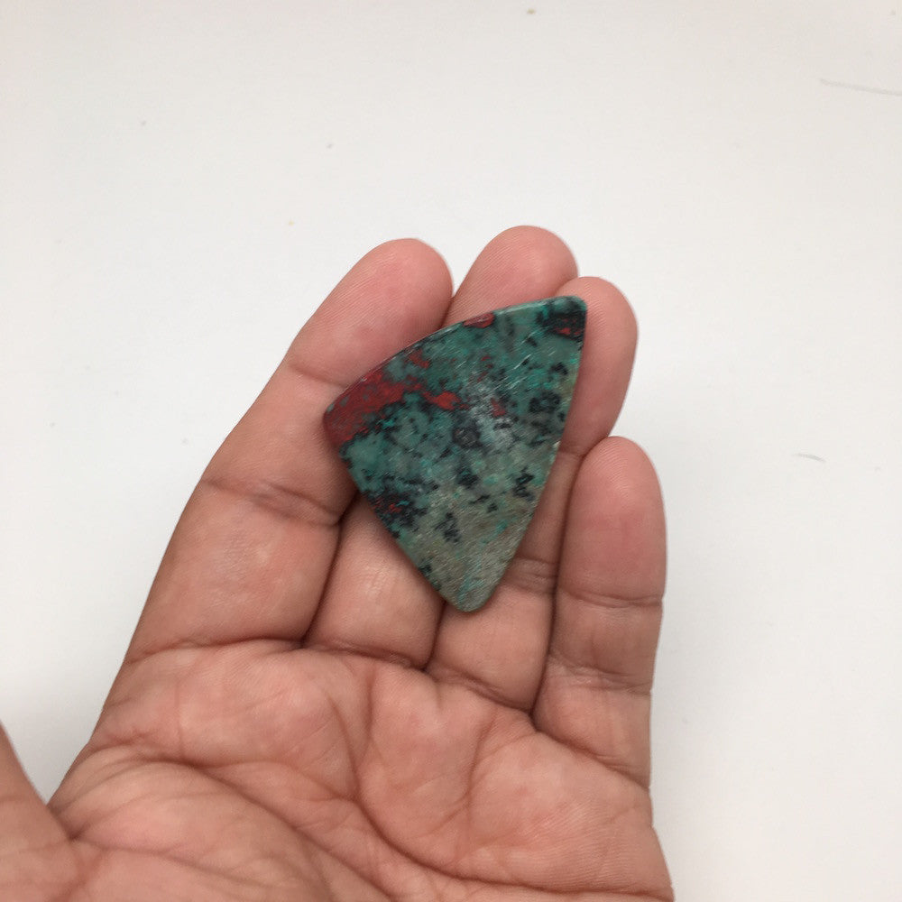 61.5 cts Natural Sonora Sunset Chrysocolla Cuprite Cabochon from Mexico, SO34 - watangem.com