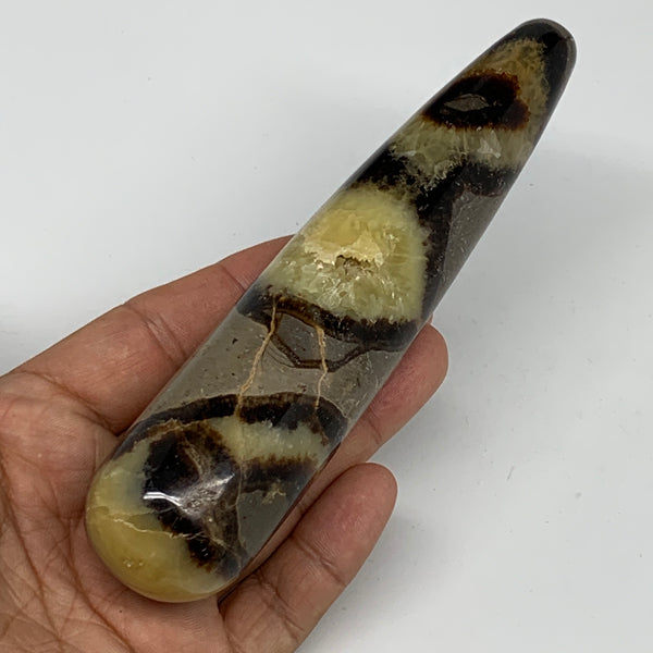 228.1g,5.7"x1.2" Natural Septarian Wand Stick, Home Decor, Collectible, B6118