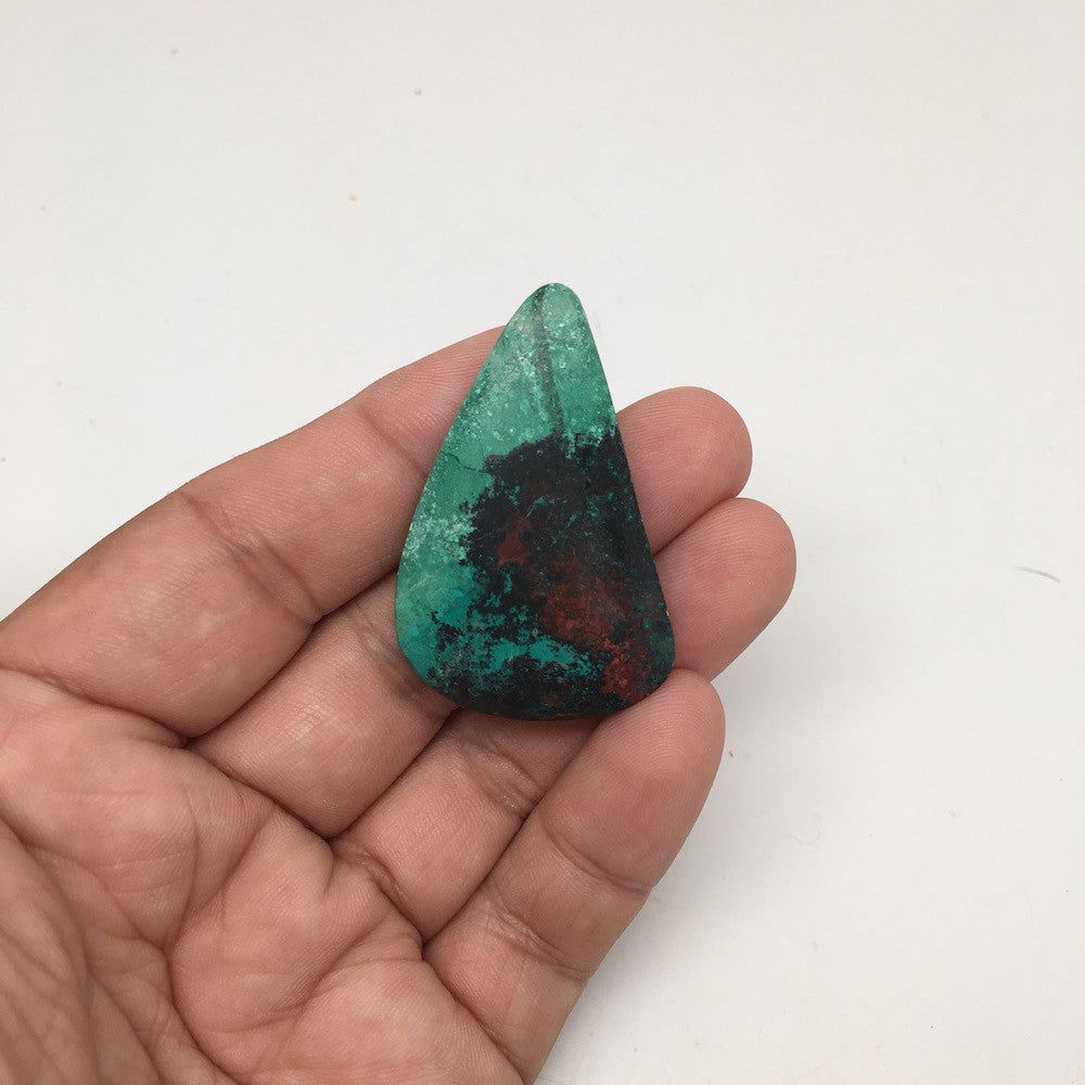 78.5 cts Natural Sonora Sunset Chrysocolla Cuprite Cabochon from Mexico, SO36 - watangem.com