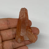 34.6g, 2.4"x1.4"x0.7", Natural Red Quartz Crystal Terminated @Morocco, B11484