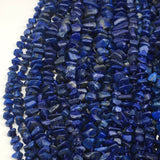 1 st, Half Polished Natural Lapis Lazuli Chunk Chips Free Form Beads,Afghanistan - watangem.com