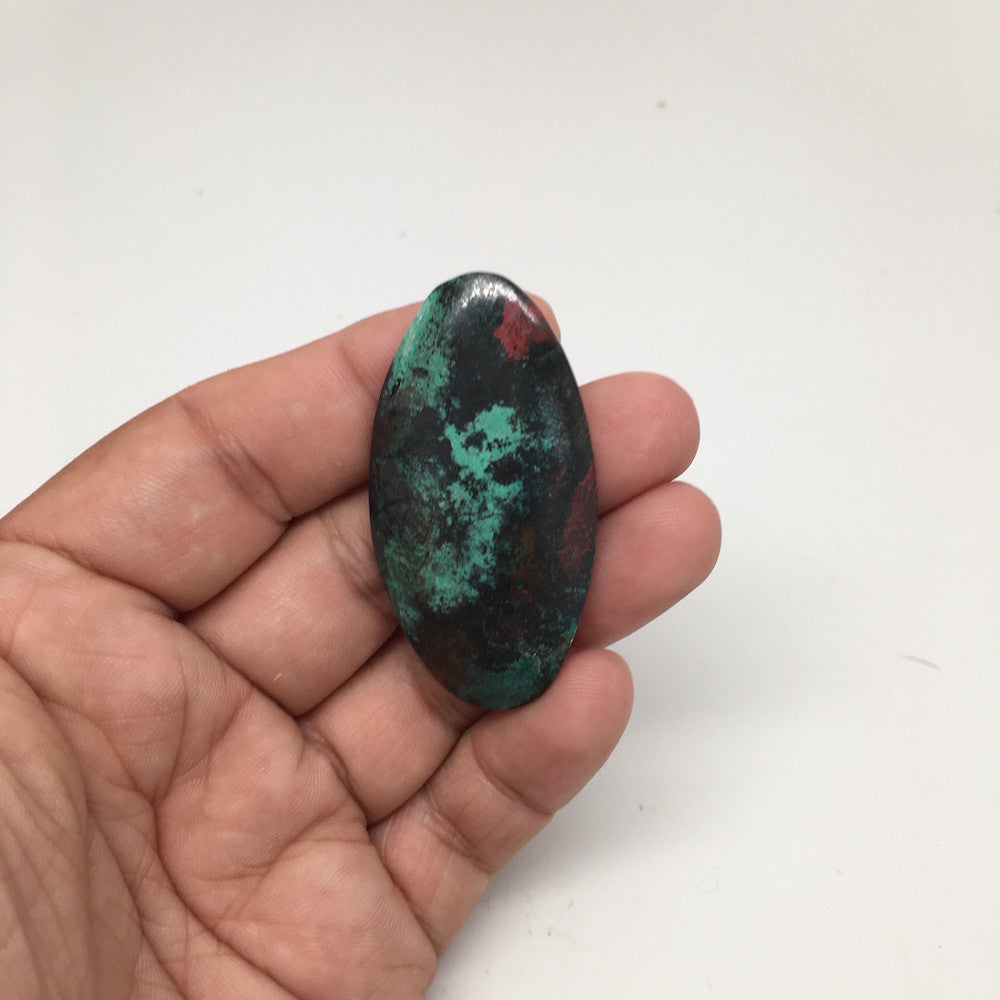 73.5 cts Natural Sonora Sunset Chrysocolla Cuprite Cabochon from Mexico, SO40 - watangem.com