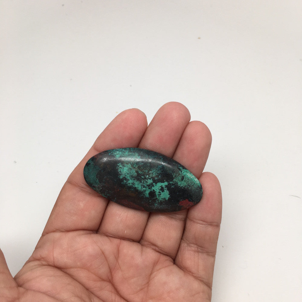 73.5 cts Natural Sonora Sunset Chrysocolla Cuprite Cabochon from Mexico, SO40 - watangem.com