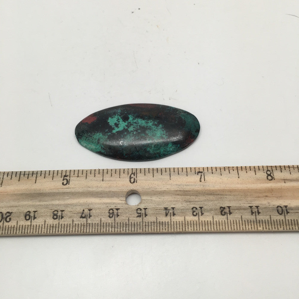 73.5 cts Natural Sonora Sunset Chrysocolla Cuprite Cabochon from Mexico, SO40 - watangem.com