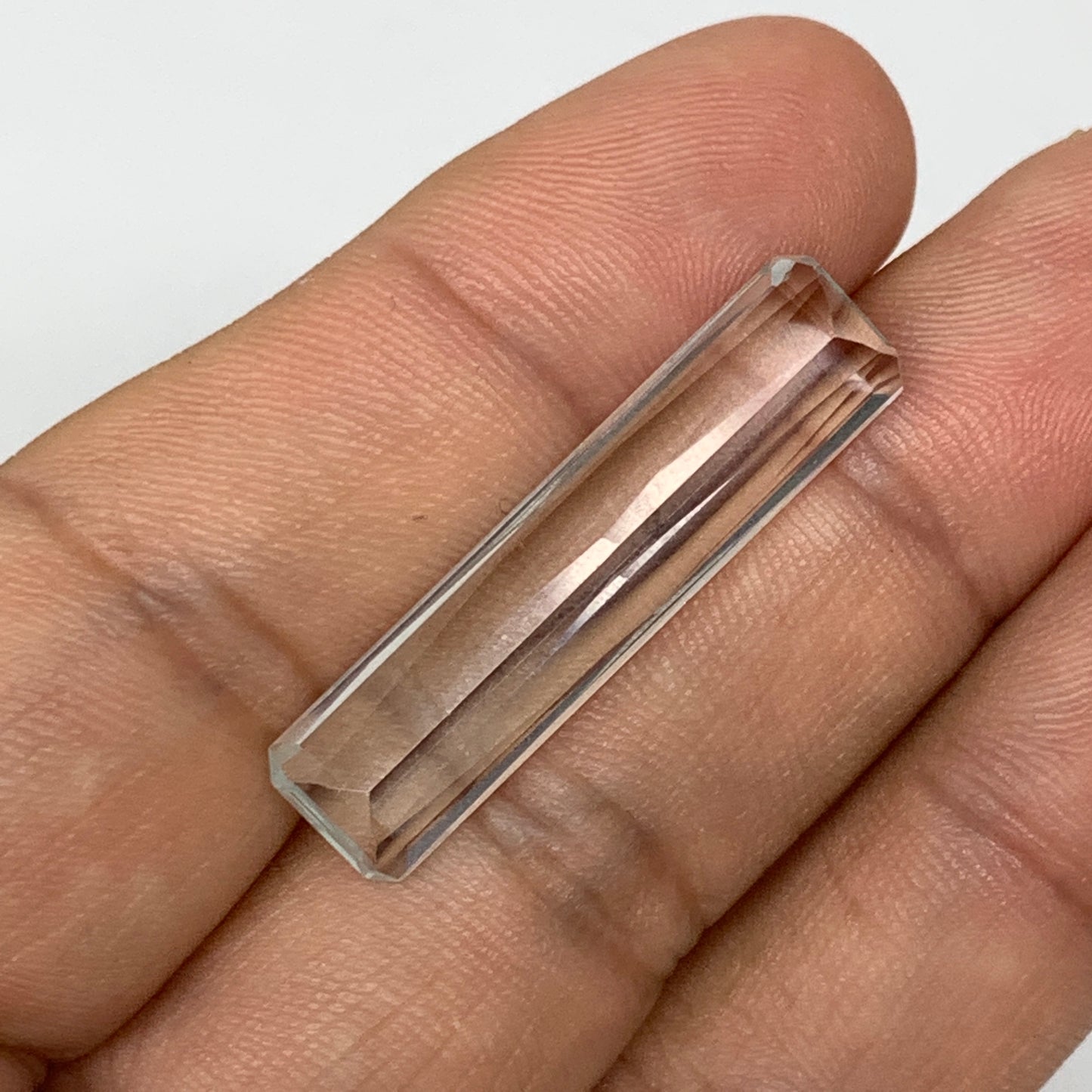 11.67cts, 32mmx8mmx4mm, Aquamarine Crystal Facetted Stone Loose @Pakistan,CTS115