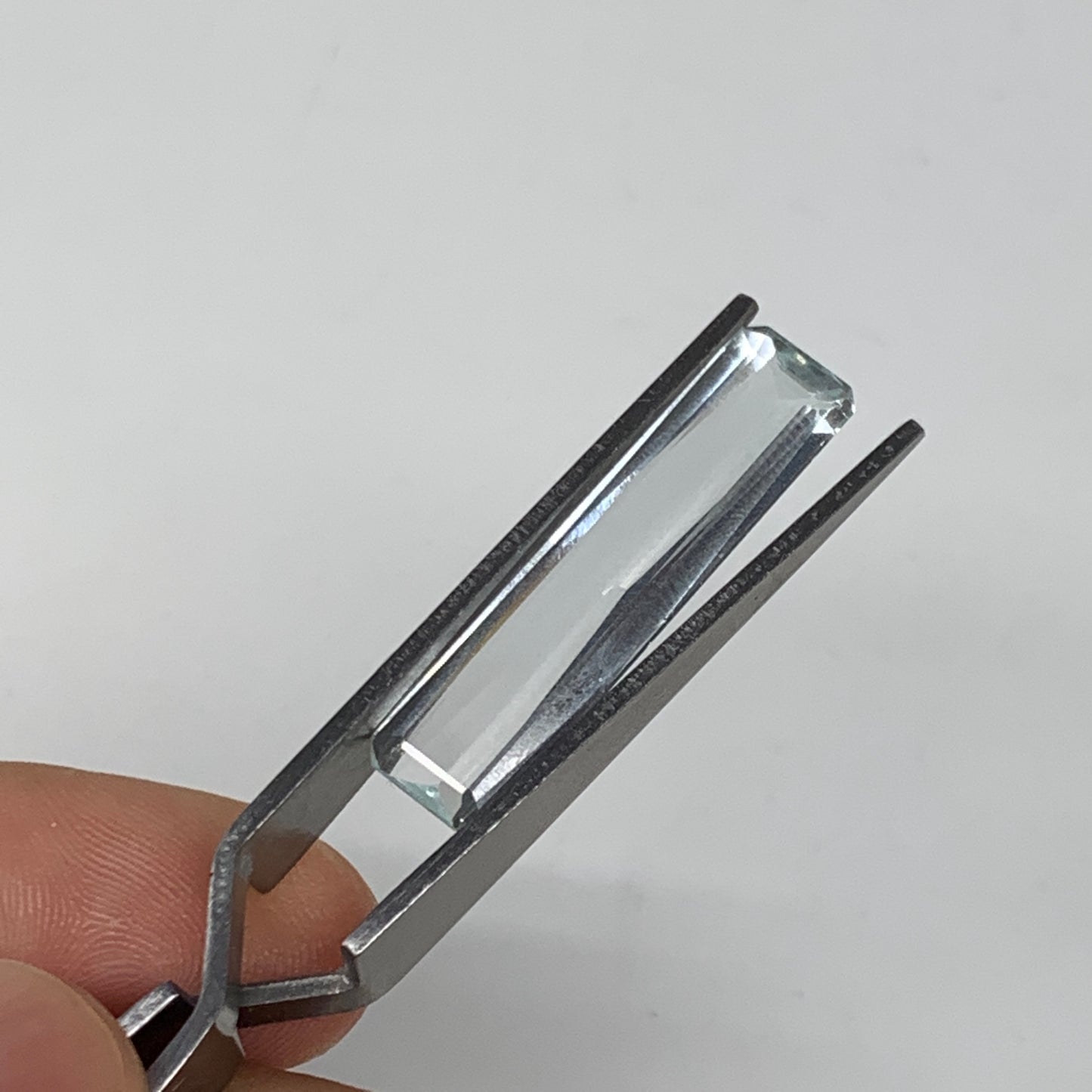 11.67cts, 32mmx8mmx4mm, Aquamarine Crystal Facetted Stone Loose @Pakistan,CTS115