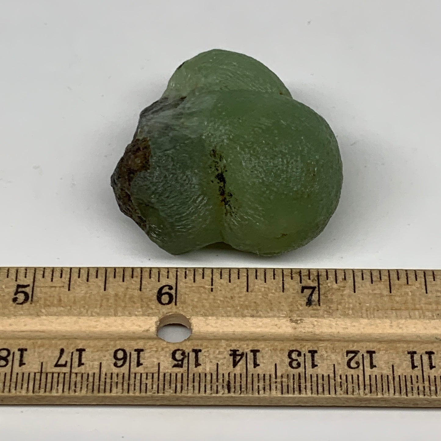 67.9g, 1.6"x1.7"x1.1" Prehnite With Epidote Inclusion Mineral Specimen, B7014