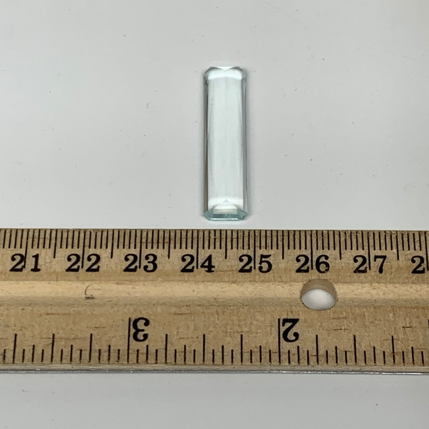 11.67cts, 32mmx8mmx4mm, Aquamarine Crystal Facetted Stone Loose @Pakistan,CTS115