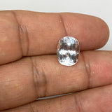 4.62cts, 11mmx9mmx7mm, Aquamarine Crystal Facetted Stone Loose @Pakistan,CTS116