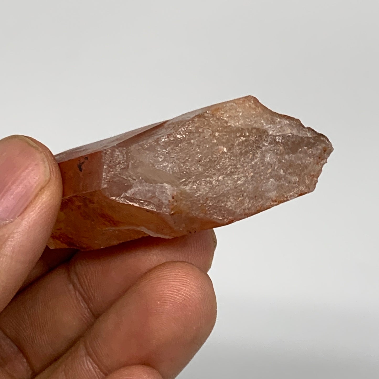 25.5g, 2"x0.9"x0.7", Natural Red Quartz Crystal Terminated @Morocco, B11488