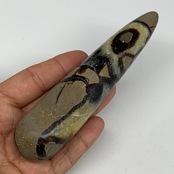 178g,5.4"x1.2" Natural Septarian Wand Stick, Home Decor, Collectible, B6125