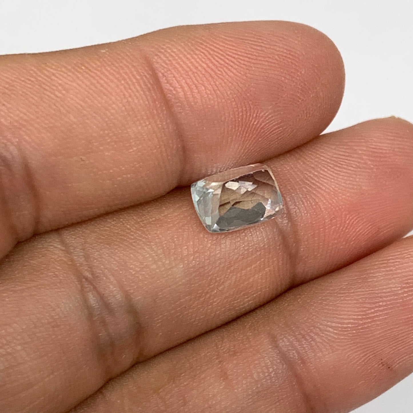 2.88cts, 9mmx6mmx6mm, Aquamarine Crystal Facetted Stone Loose @Pakistan,CTS118