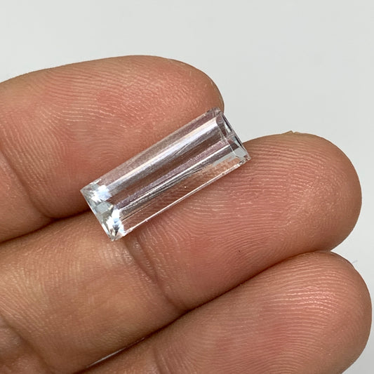 4.89cts, 17mmx6mmx5mm, Aquamarine Crystal Facetted Stone Loose @Pakistan,CTS119