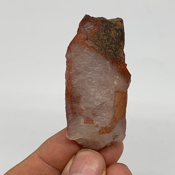 30.9g, 2.4"x1.1"x0.8", Natural Red Quartz Crystal Terminated @Morocco, B11491