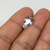 3.11cts, 12mmx8mmx5mm, Aquamarine Crystal Facetted Stone Loose @Pakistan,CTS121