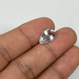 3.11cts, 12mmx8mmx5mm, Aquamarine Crystal Facetted Stone Loose @Pakistan,CTS121