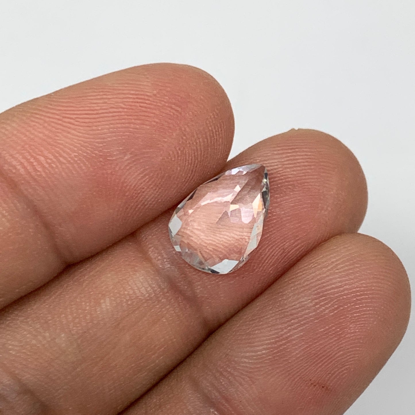 3.11cts, 12mmx8mmx5mm, Aquamarine Crystal Facetted Stone Loose @Pakistan,CTS121