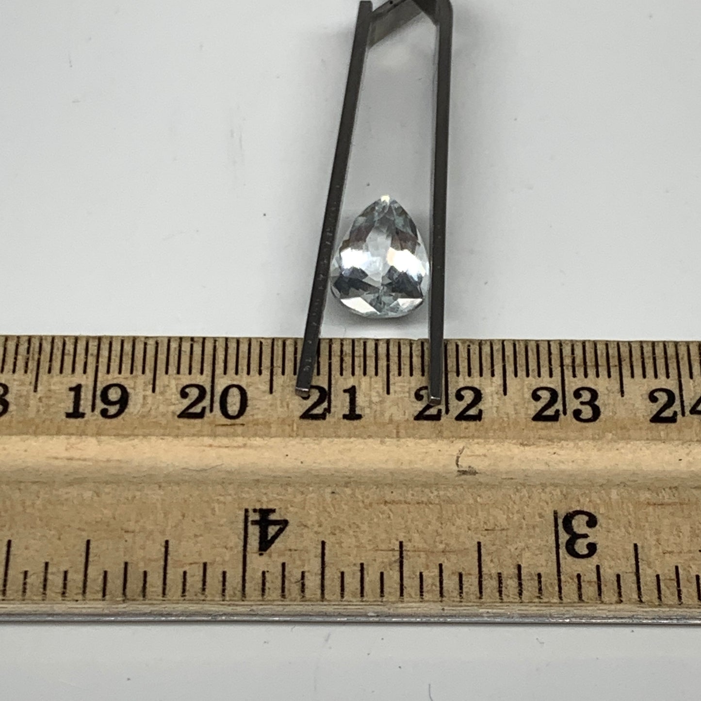 3.11cts, 12mmx8mmx5mm, Aquamarine Crystal Facetted Stone Loose @Pakistan,CTS121