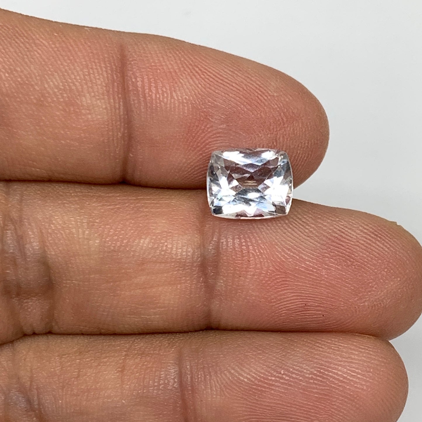 2.3cts, 9mmx7mmx5mm, Aquamarine Crystal Facetted Stone Loose @Pakistan,CTS122