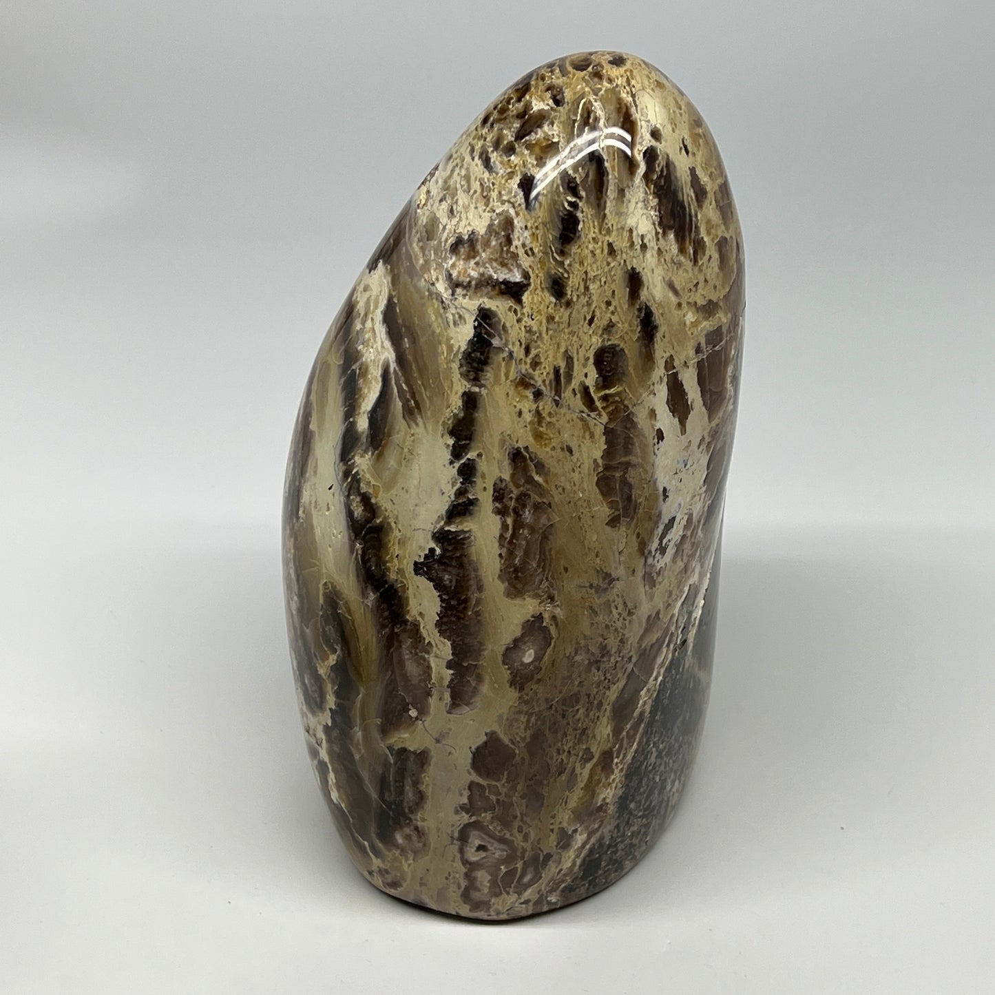 4030g,8.25"x6.5"x4.4" Black Opal Freeform Polished Gemstone @Madagascar,B21104