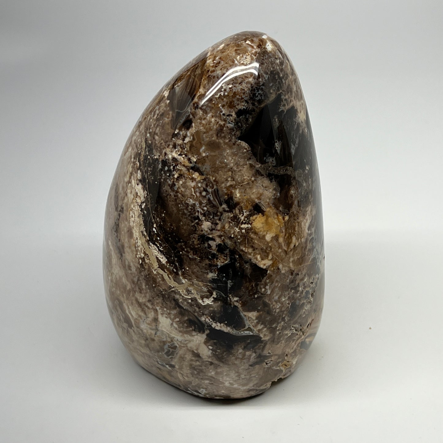 3640g,7"x6"x4.6" Black Opal Freeform Polished Gemstone @Madagascar,B21106