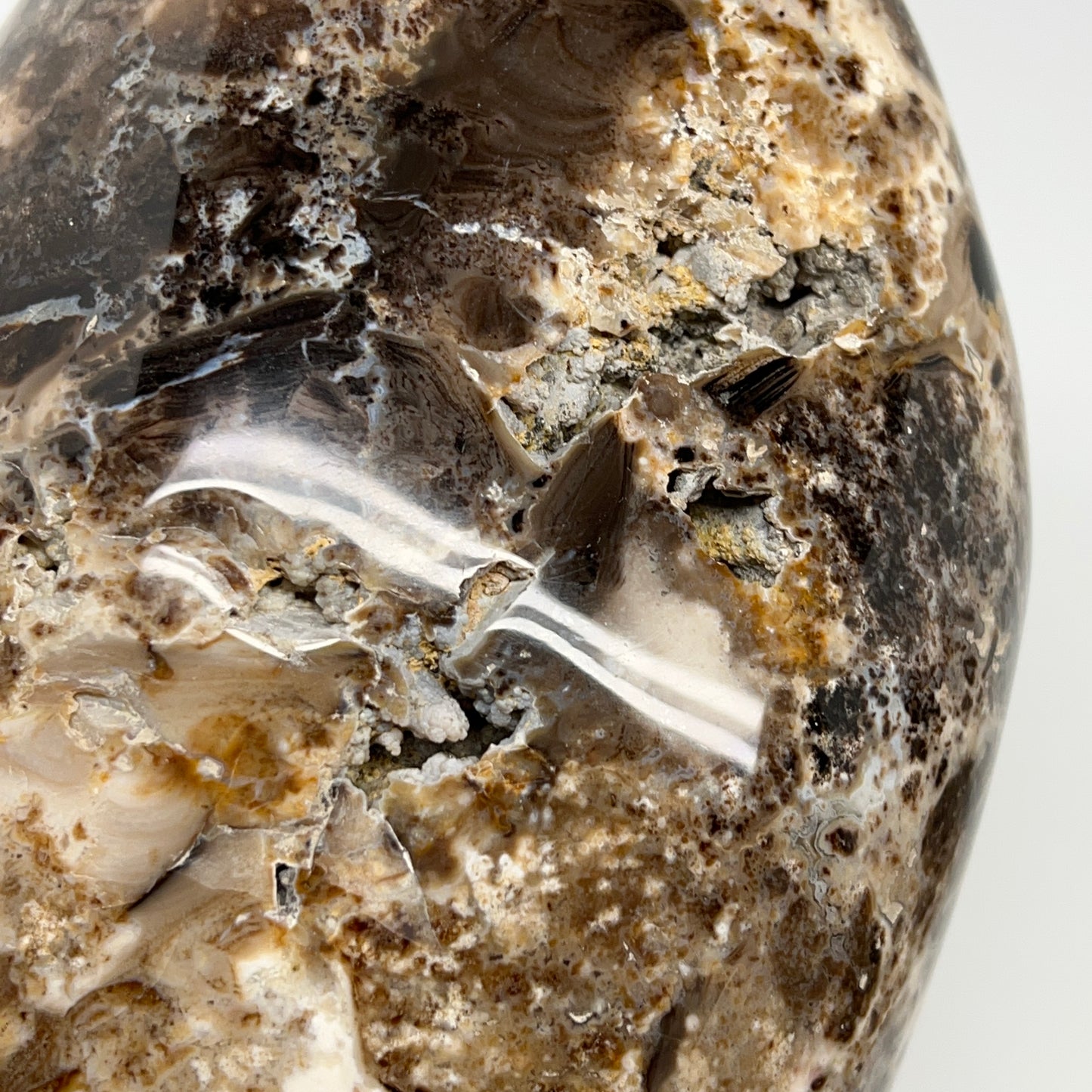 3640g,7"x6"x4.6" Black Opal Freeform Polished Gemstone @Madagascar,B21106