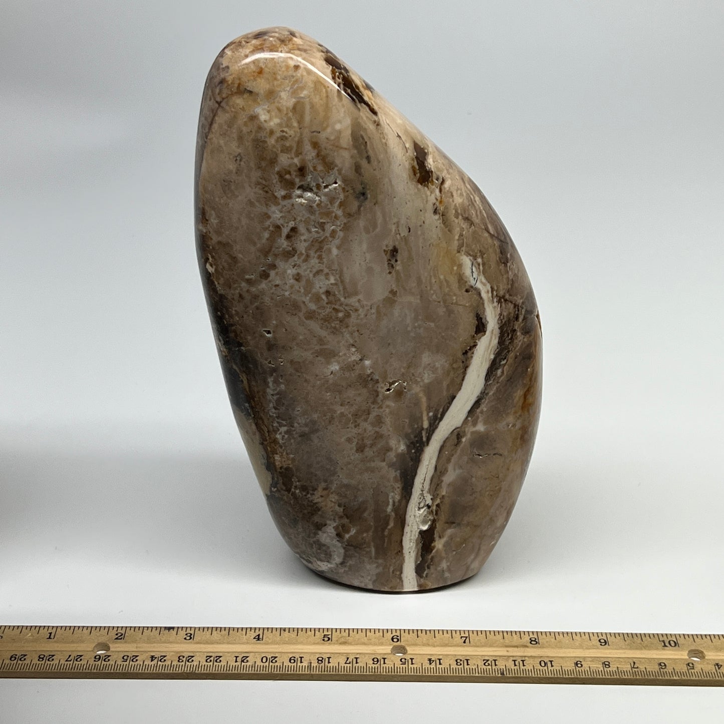 2295g,8.75"x4.7"x2.6" Black Opal Freeform Polished Gemstone @Madagascar,B21108