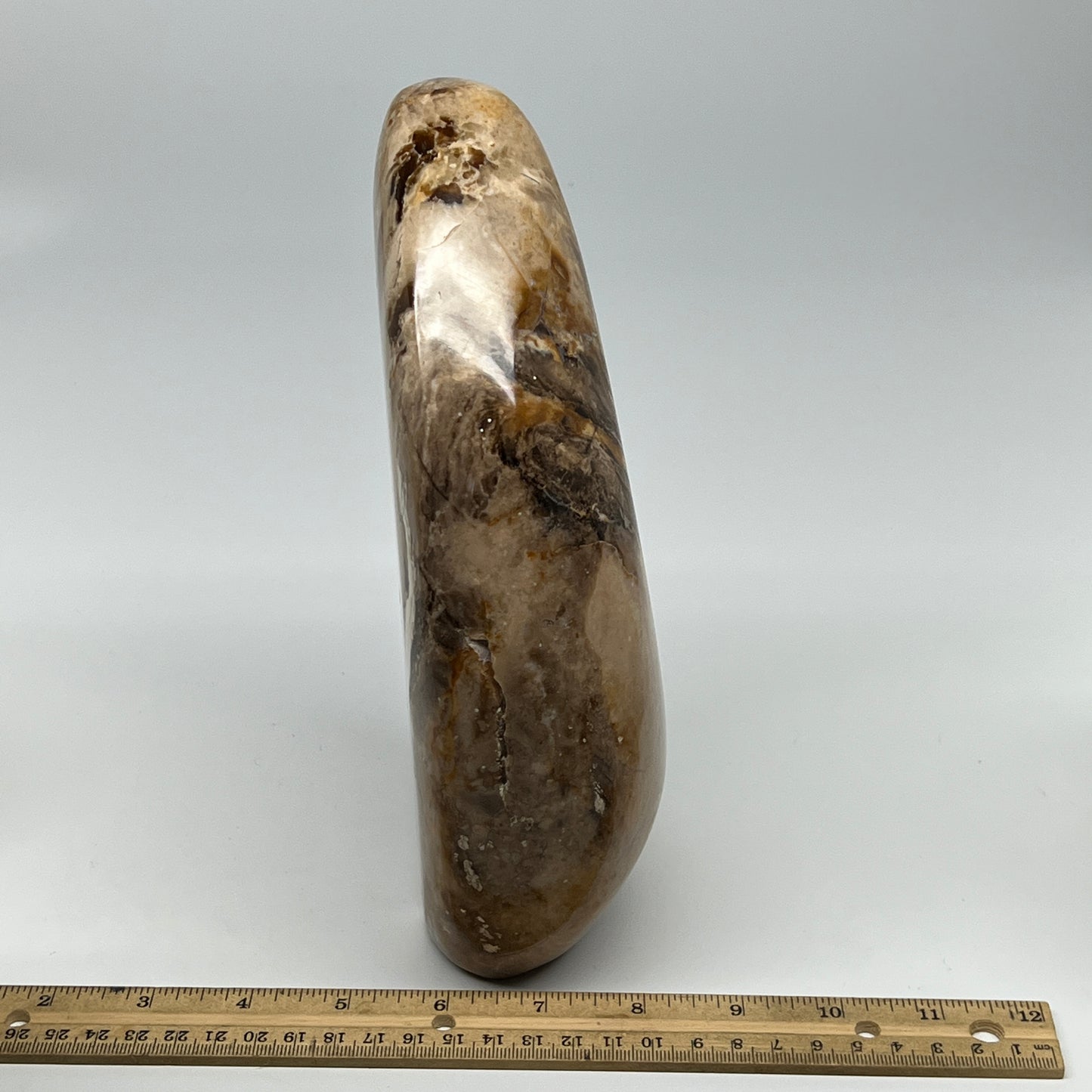 2295g,8.75"x4.7"x2.6" Black Opal Freeform Polished Gemstone @Madagascar,B21108