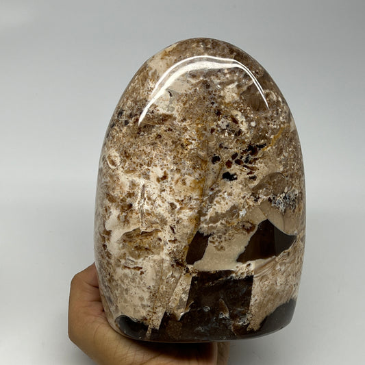 2565g,7"x5.2"x3.6" Black Opal Freeform Polished Gemstone @Madagascar,B21109