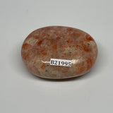 87.7g, 2.2"x1.7"x0.9", Natural Sunstone Palm-Stone Polished from India, B21995