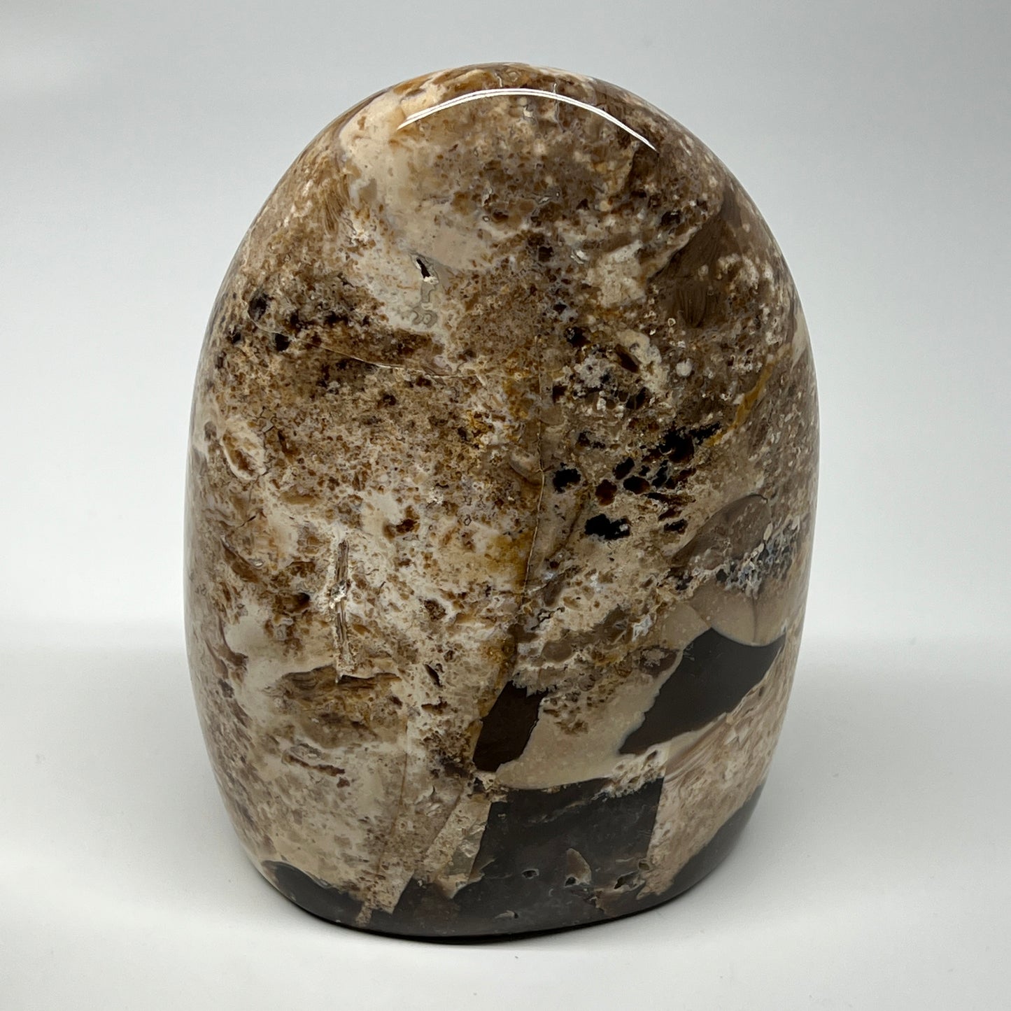 2565g,7"x5.2"x3.6" Black Opal Freeform Polished Gemstone @Madagascar,B21109