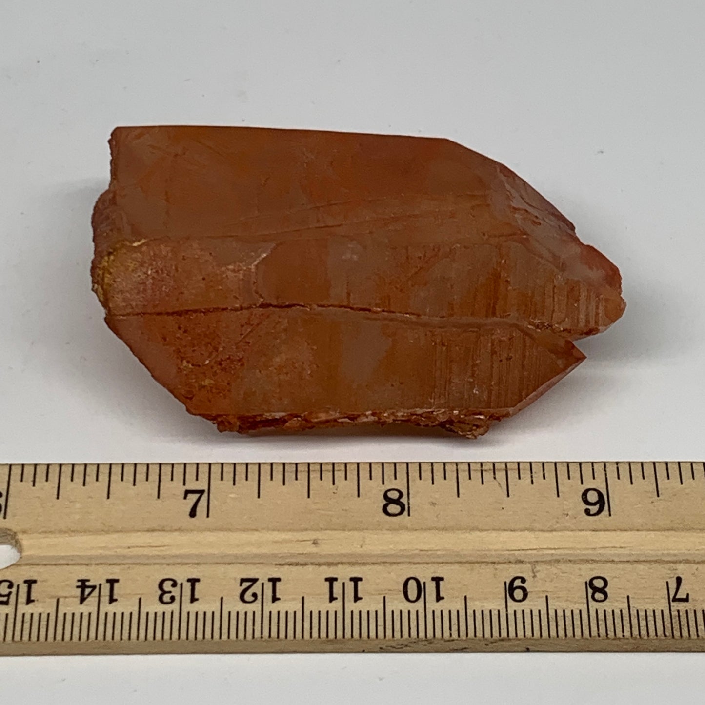 104.4g, 2.7"x1.7"x1.1", Natural Red Quartz Crystal Terminated @Morocco, B11499