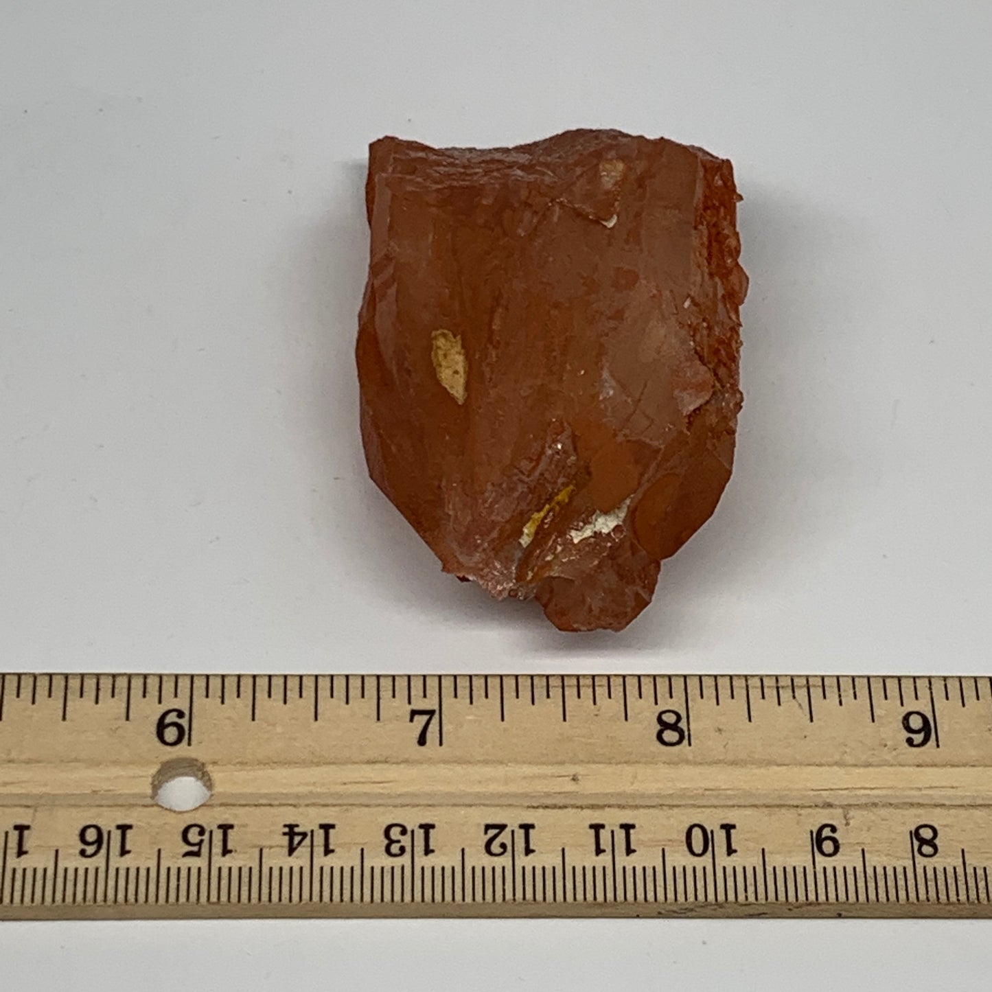 104.4g, 2.7"x1.7"x1.1", Natural Red Quartz Crystal Terminated @Morocco, B11499