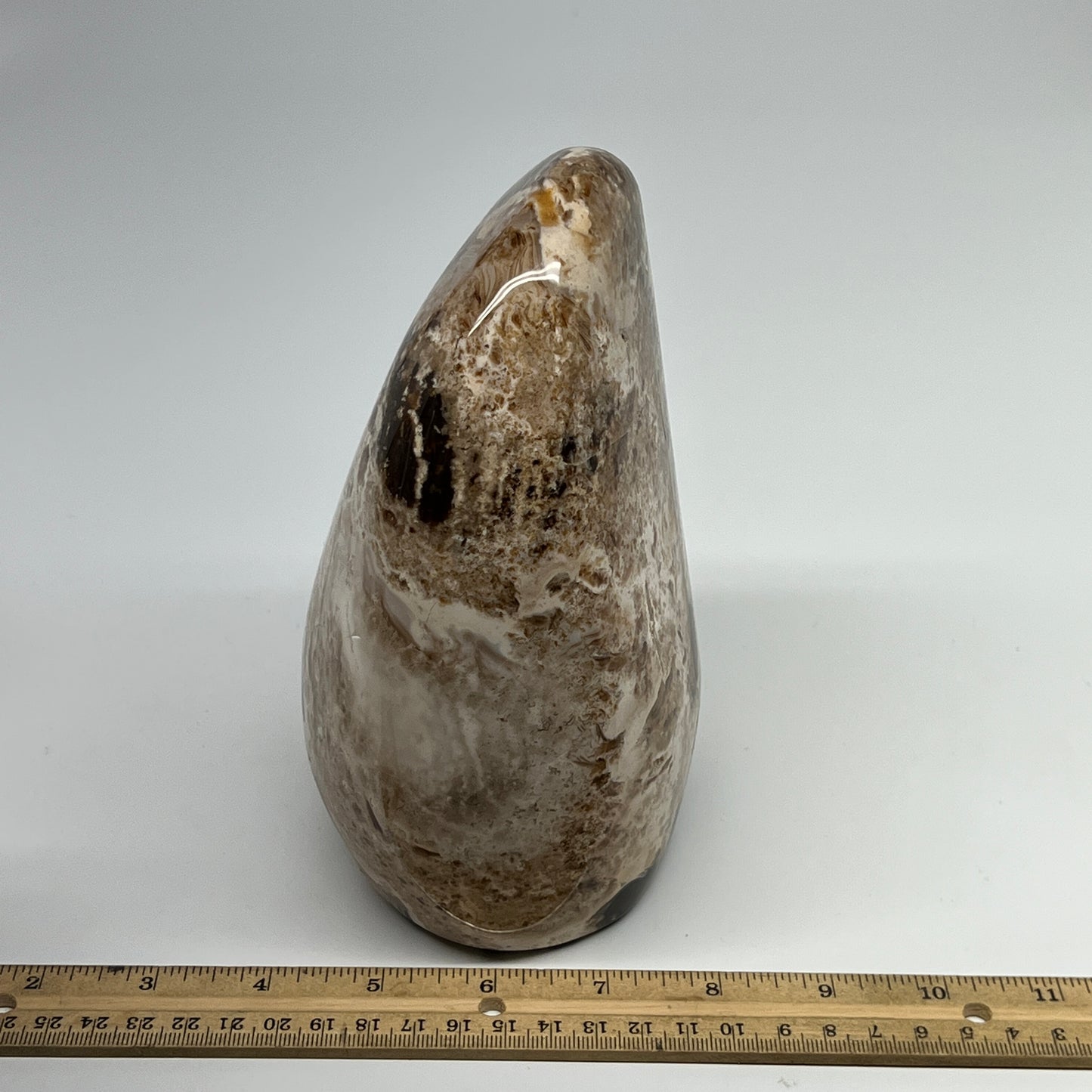 2565g,7"x5.2"x3.6" Black Opal Freeform Polished Gemstone @Madagascar,B21109