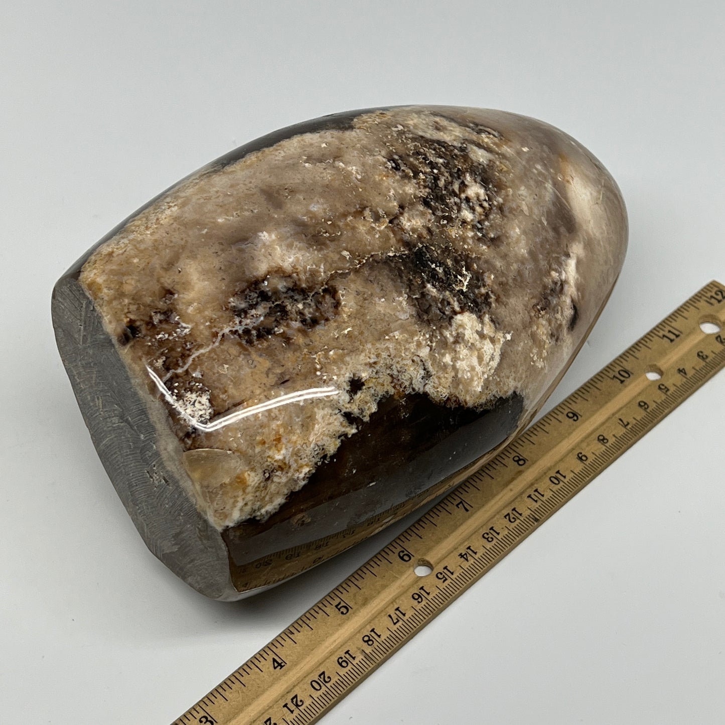 2915g,7.5"x4.7"x3.7" Black Opal Freeform Polished Gemstone @Madagascar,B21110