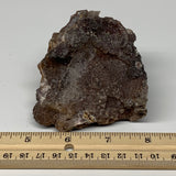 206g, 3.2"x3"x2.3", Manganese/Amethyst Cluster Quartz Mineral Specimen,B10667