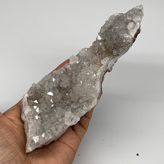 432g, 7.4"x2.4"x2.3", Rare Manganese Cluster With Quartz Mineral Specimen,B10668