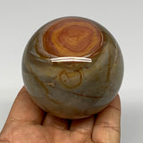 314.8g, 2.4" (61mm), Polychrome Jasper Sphere Ball Crystal @Madagascar, B17972