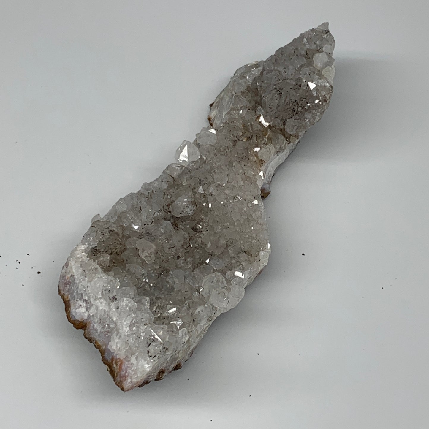 432g, 7.4"x2.4"x2.3", Rare Manganese Cluster With Quartz Mineral Specimen,B10668