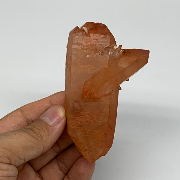 87.5g, 3.4"x2"x1", Natural Red Quartz Crystal Terminated @Morocco, B11503