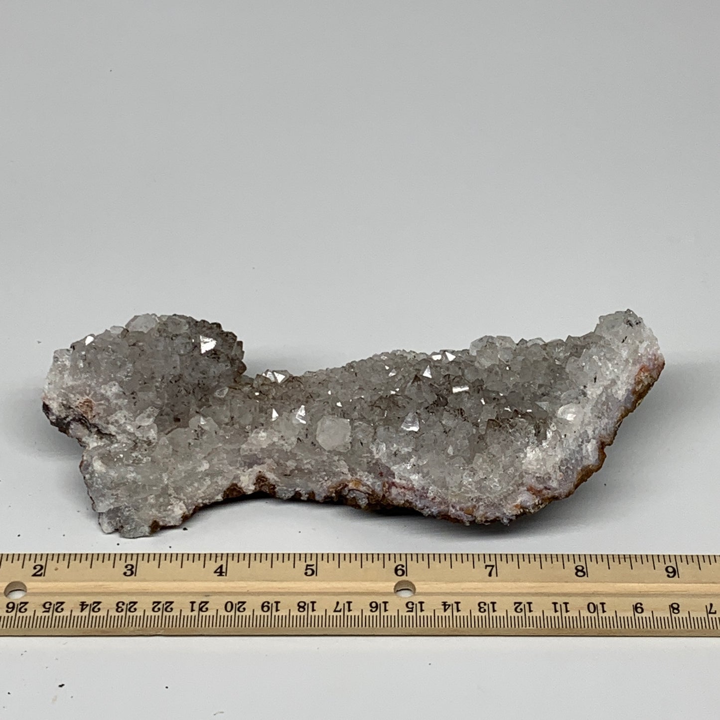 432g, 7.4"x2.4"x2.3", Rare Manganese Cluster With Quartz Mineral Specimen,B10668