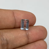 2.29cts, 9mmx6mmx4mm, Aquamarine Crystal Facetted Stone Loose @Pakistan,CTS133