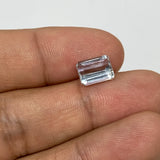 2.29cts, 9mmx6mmx4mm, Aquamarine Crystal Facetted Stone Loose @Pakistan,CTS133