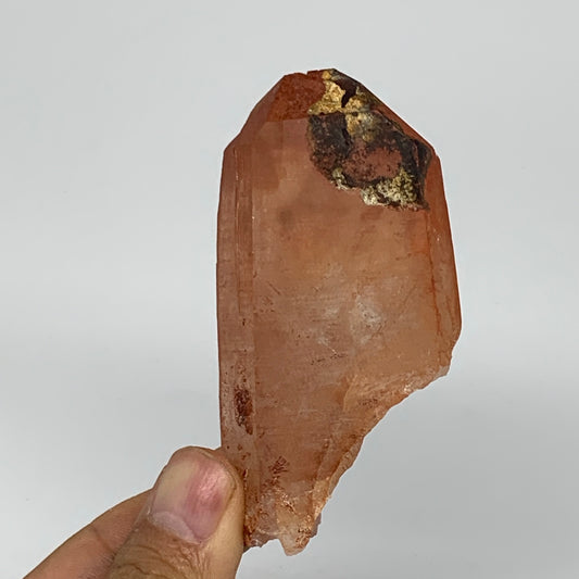 85.8g, 3"x1.6"x0.9", Natural Red Quartz Crystal Terminated @Morocco, B11504