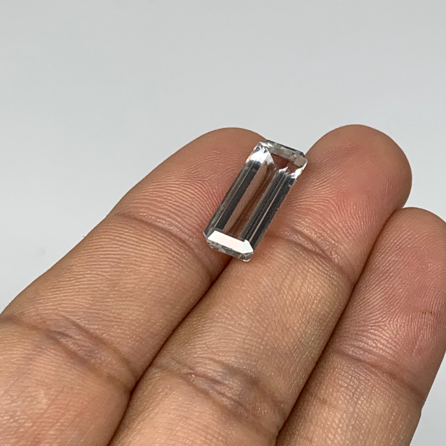 6.23cts, 17mmx7mmx5mm, Aquamarine Crystal Facetted Stone Loose @Pakistan,CTS134