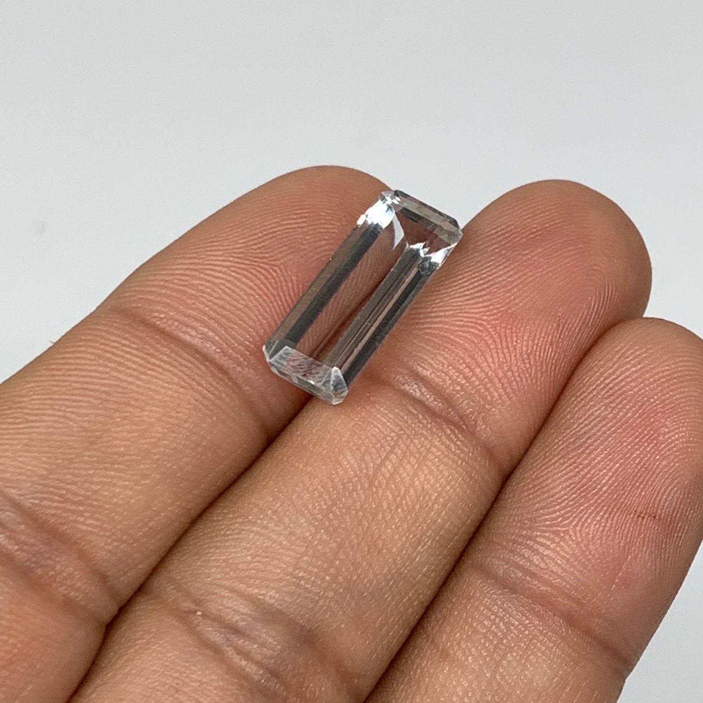 6.23cts, 17mmx7mmx5mm, Aquamarine Crystal Facetted Stone Loose @Pakistan,CTS134