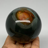 496.2g, 2.8" (71mm), Polychrome Jasper Sphere Ball Crystal @Madagascar, B17975
