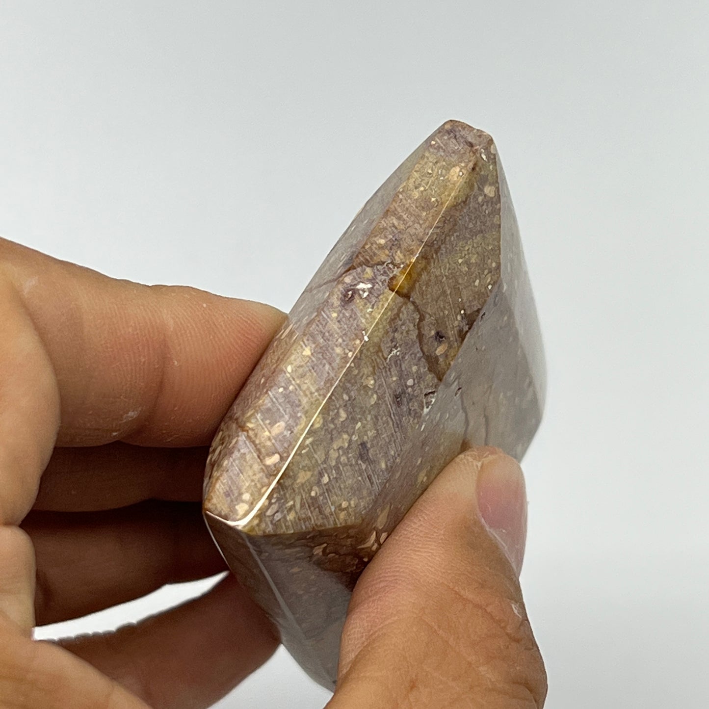 106.1g, 2.3"x1.9"x0.7" Picture Jasper Rectangular Gemstone Home Decor, B20181